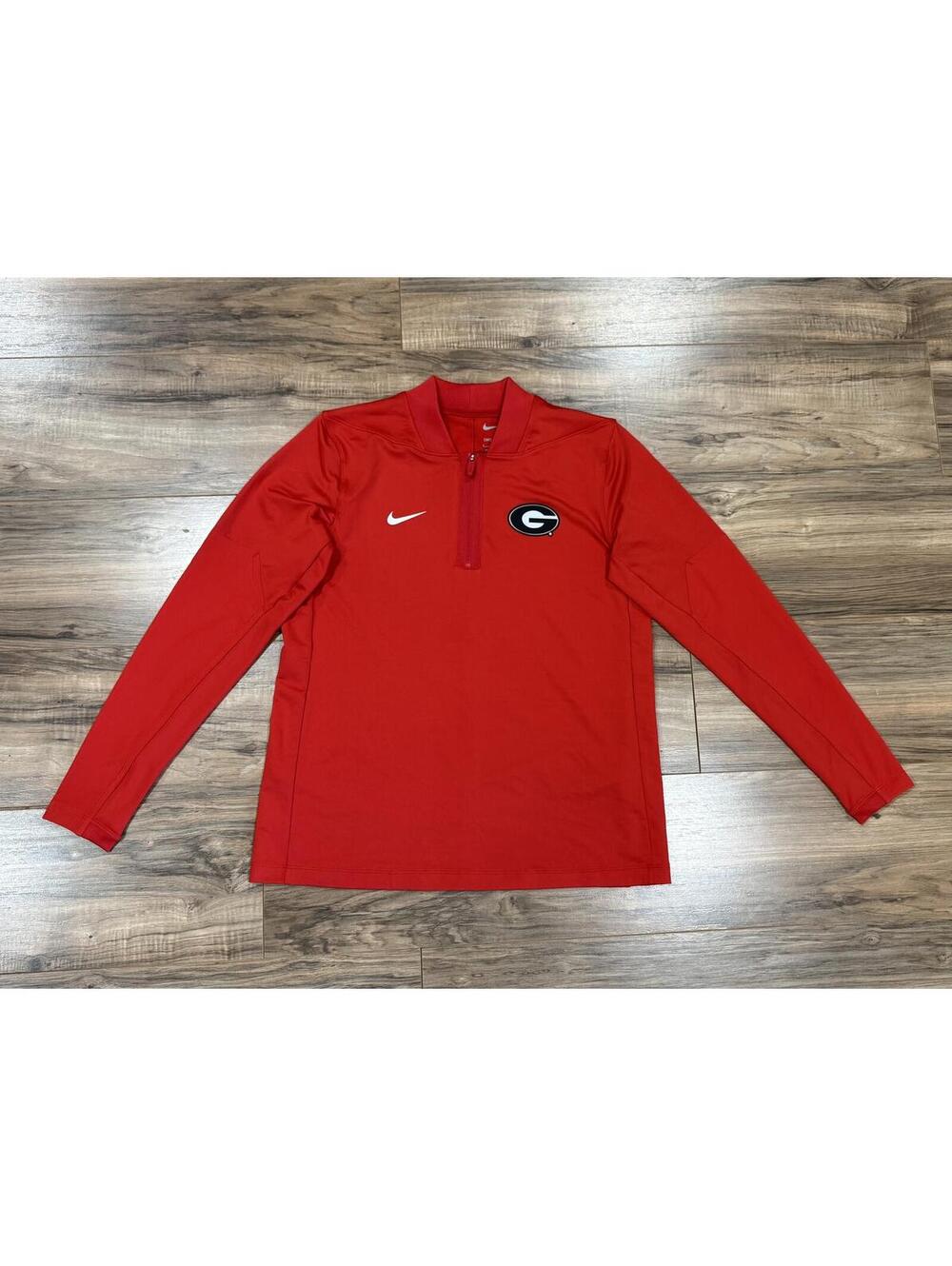 Nike Georgia Bulldogs Official On-Field Women's 1/4 Zip Pullover